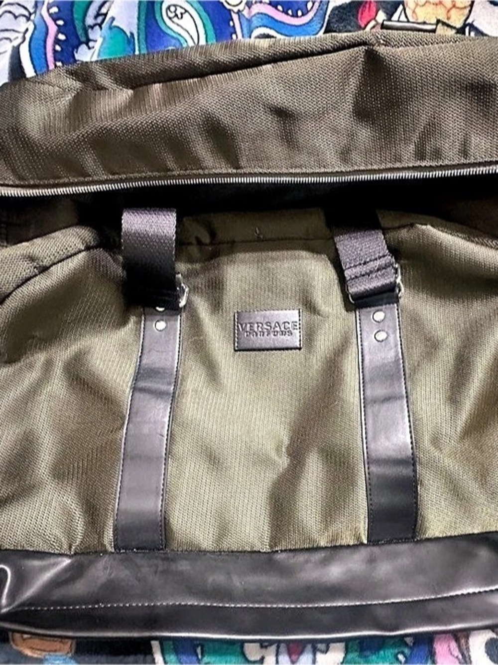 Versace perfumes authentic promotional weekender / Travel Duffel Bag.